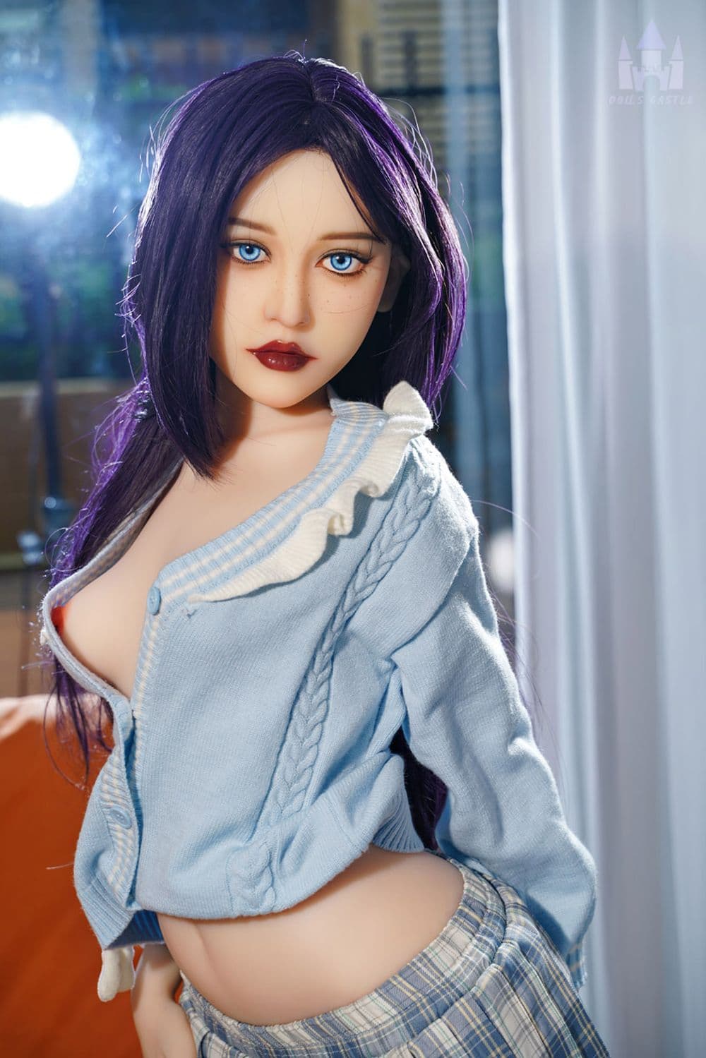Andrea (150 cm/4 pi 11 po) : test de la poupée sexuelle à petite poitrine, entièrement en TPE, de Dolls Castle